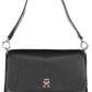 Black Polyester Women Handbag