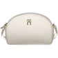 White Polyester Women Handbag