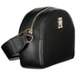 Black Polyester Women Handbag
