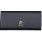 Blue Polyurethane Women Wallet