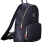 Blue Polyester Women Backpack