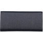 Blue Polyurethane Women Wallet