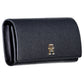 Blue Polyurethane Women Wallet