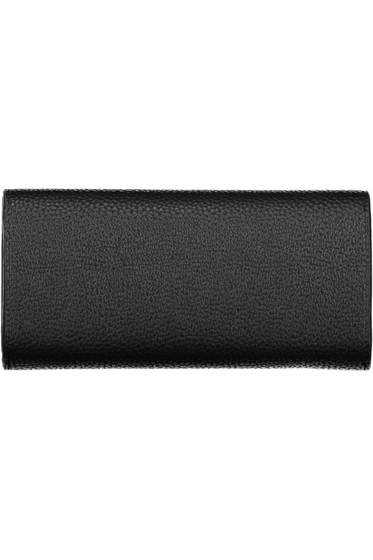Black Polyurethane Women Wallet