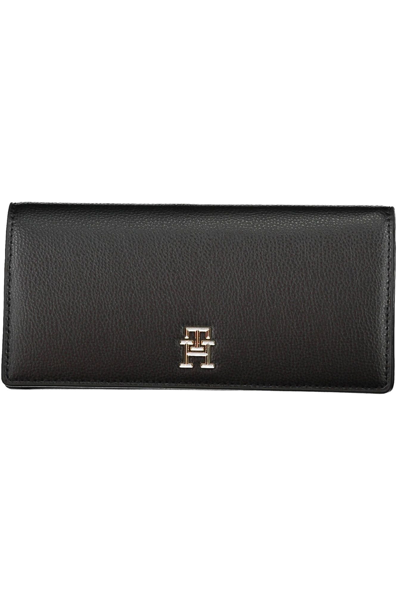 Black Polyurethane Women Wallet