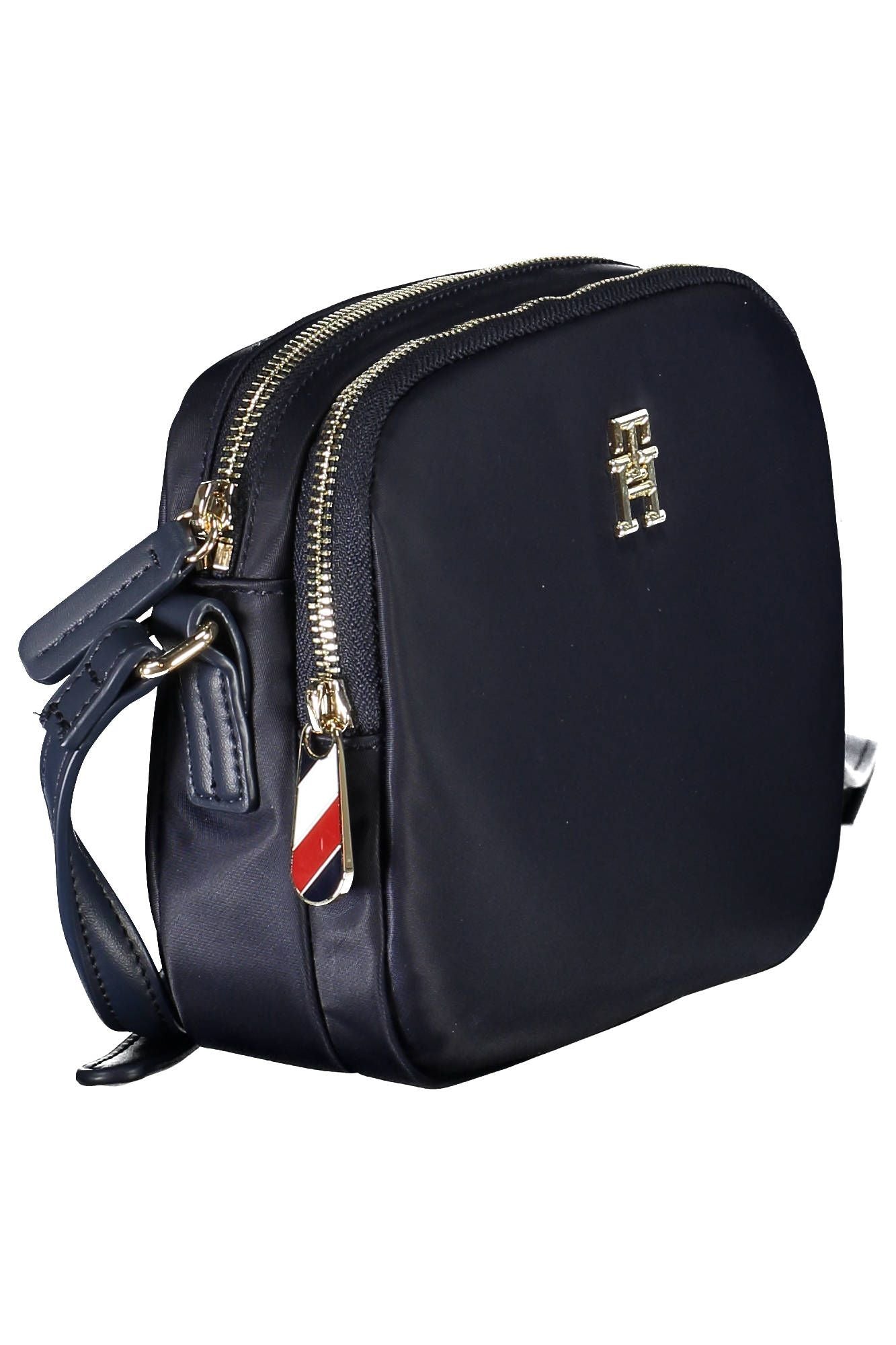 Blue Nylon Women Handbag