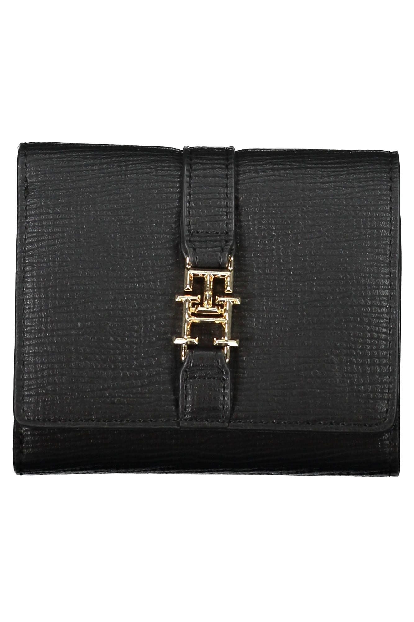 Black Polyurethane Women Wallet