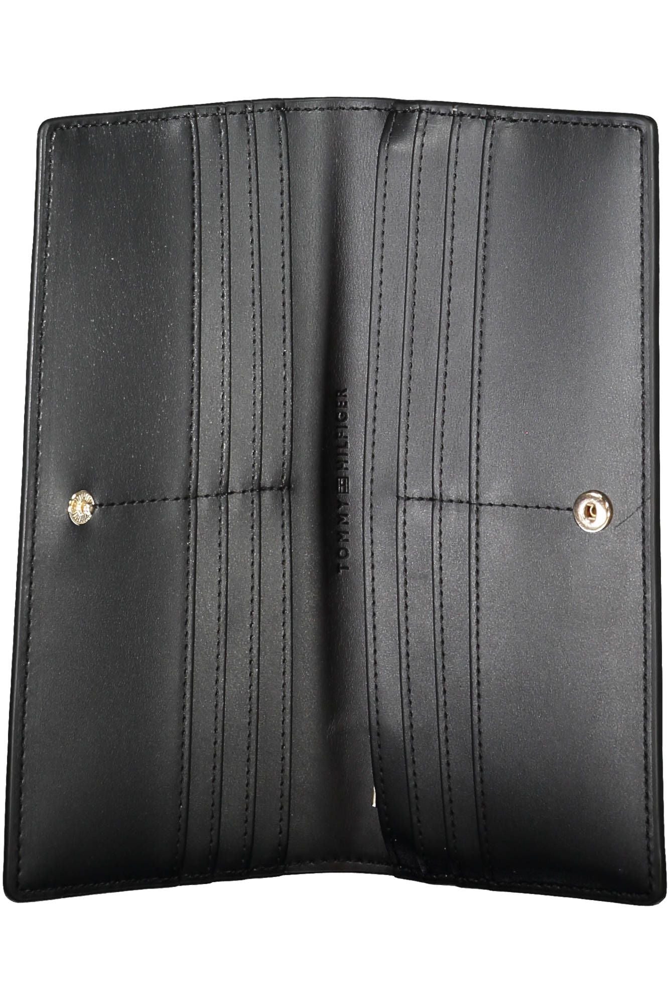 Black Polyurethane Women Wallet