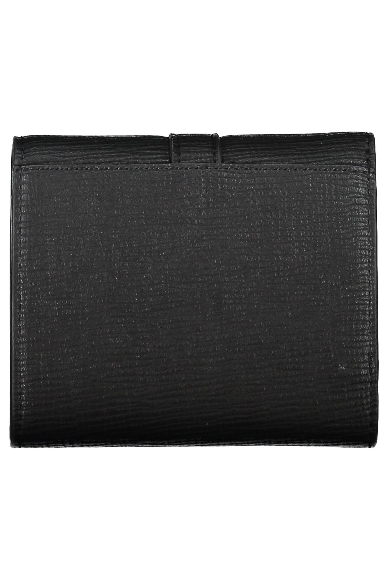Black Polyurethane Women Wallet