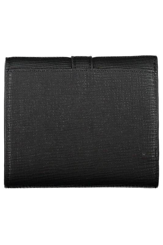 Black Polyurethane Women Wallet