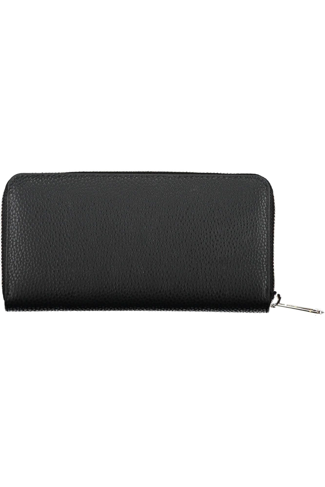 Black Polyurethane Women Wallet