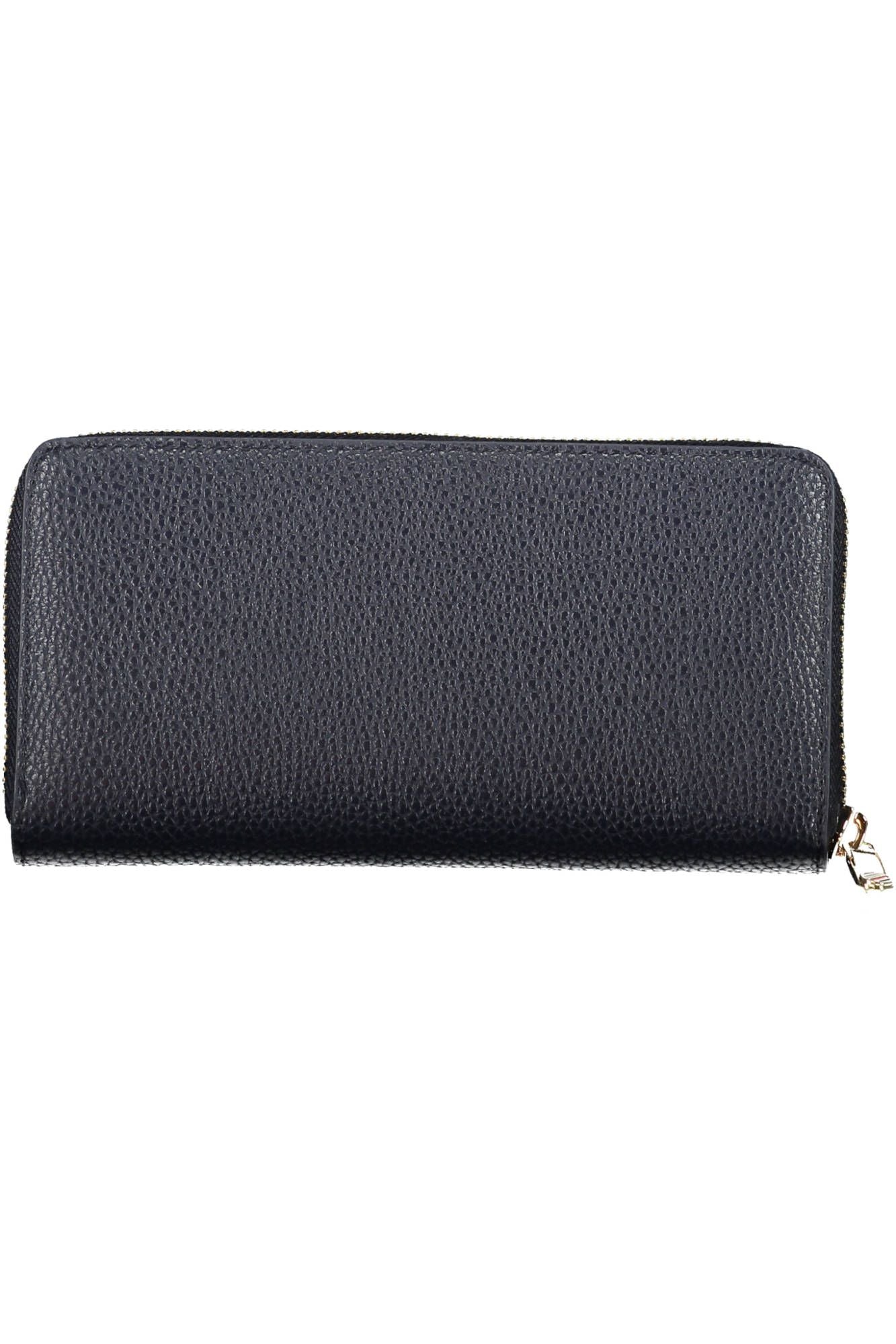 Blue Polyurethane Women Wallet