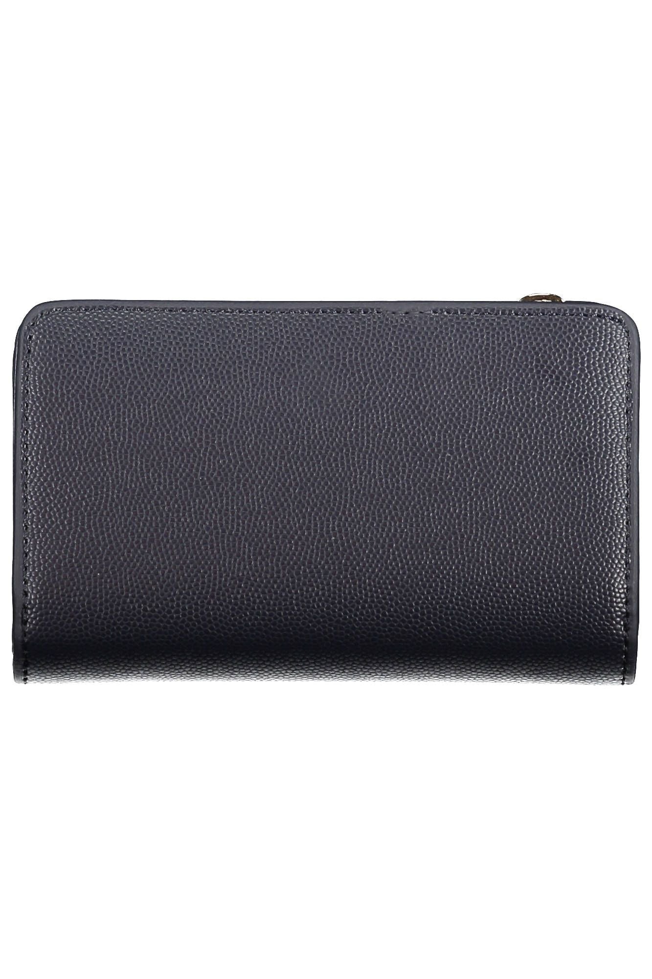 Blue Polyurethane Women Wallet