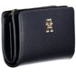 Blue Polyurethane Women Wallet