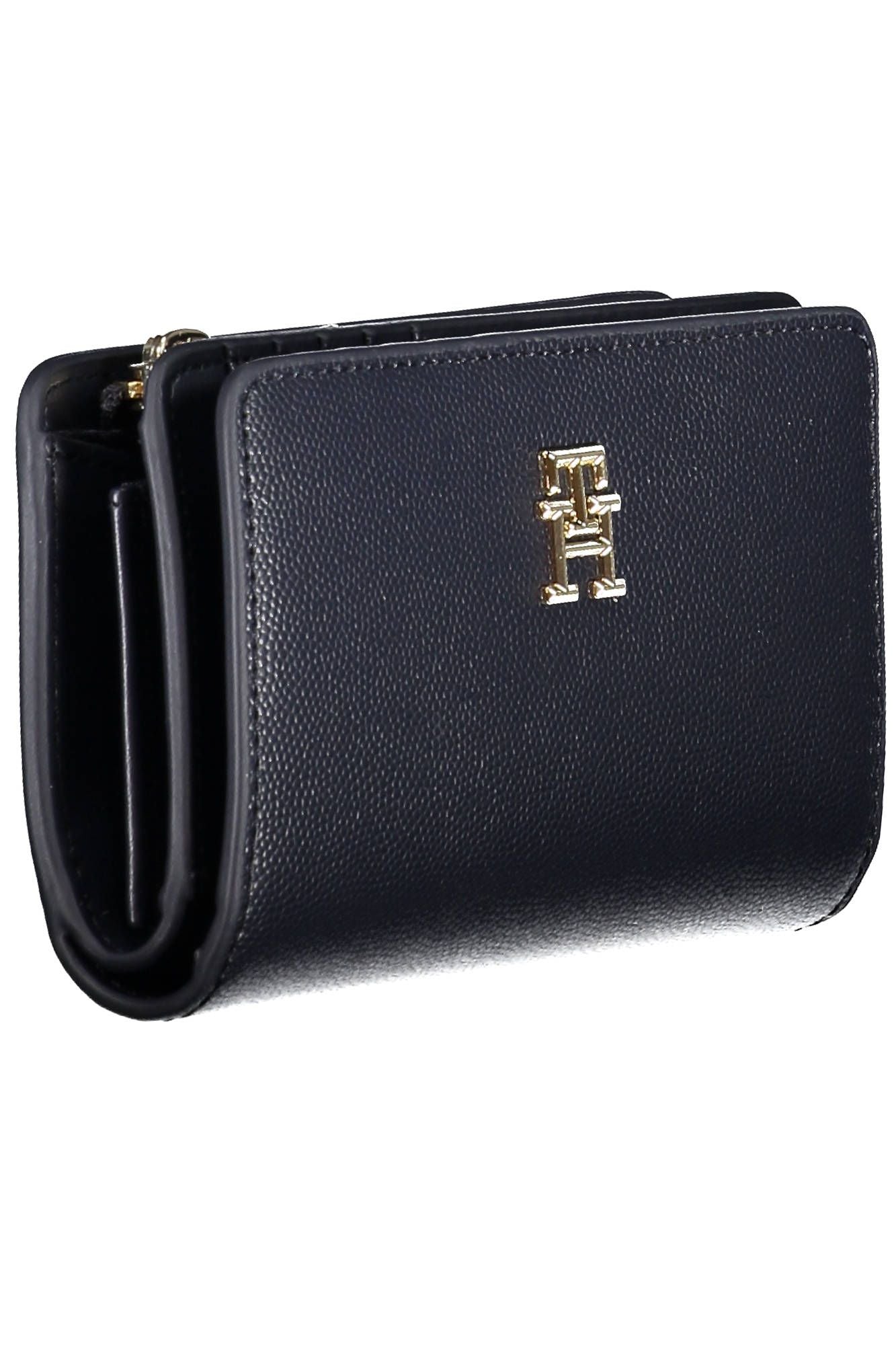 Blue Polyurethane Women Wallet