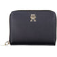 Blue Polyurethane Women Wallet