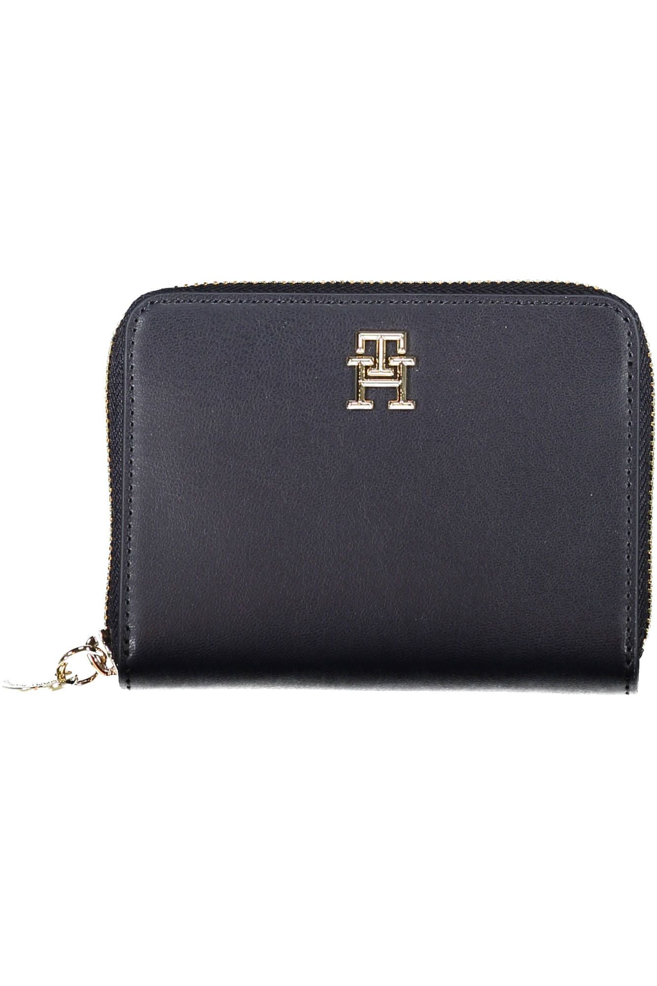 Blue Polyurethane Women Wallet