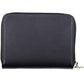 Blue Polyurethane Women Wallet
