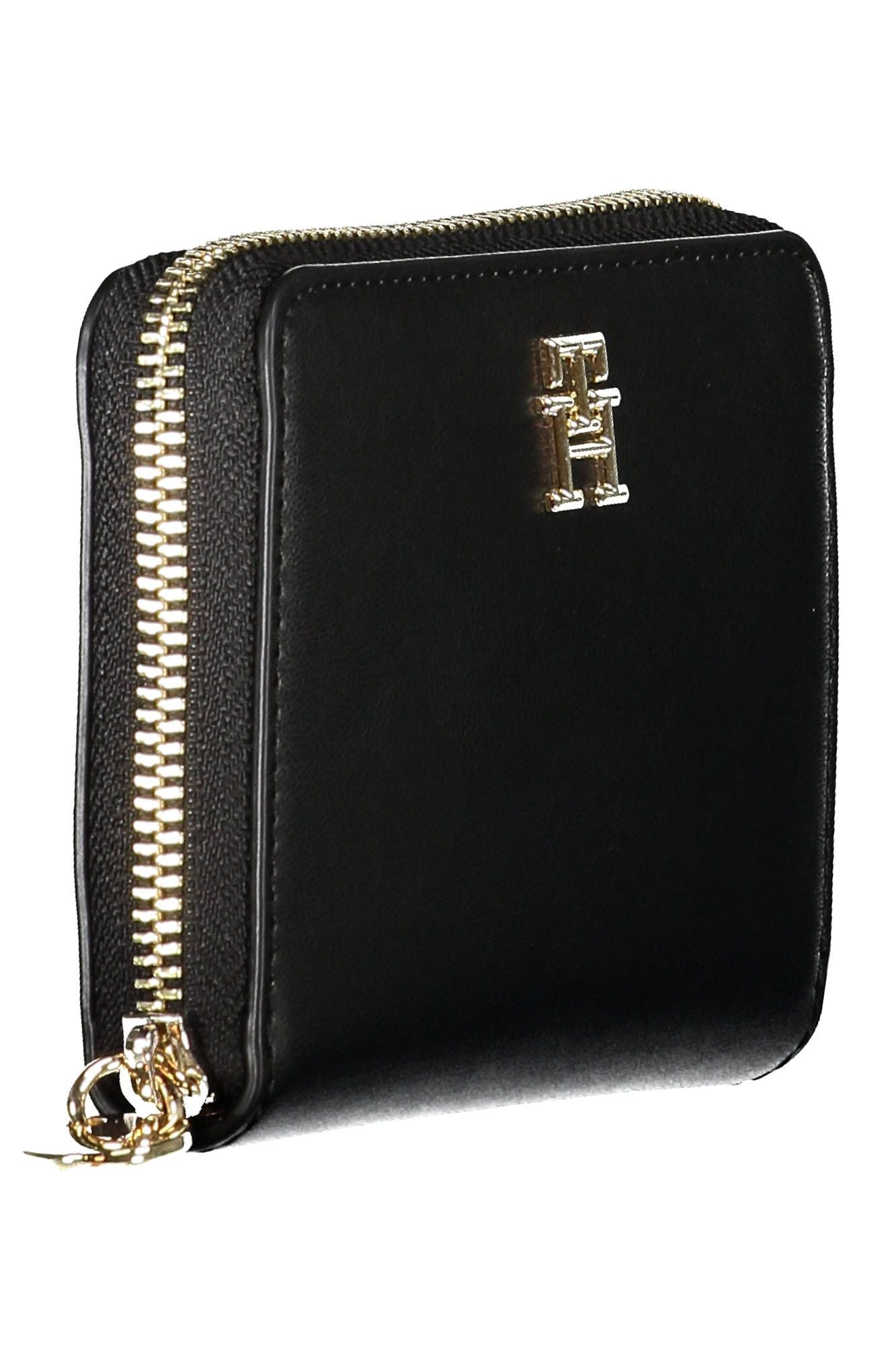 Black Polyurethane Women Wallet