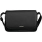 Black Polyester Women Handbag