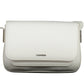 White Polyester Women Handbag