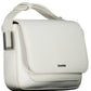 White Polyester Women Handbag