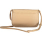 Beige Polyester Women Handbag
