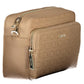 Beige Polyester Women Handbag