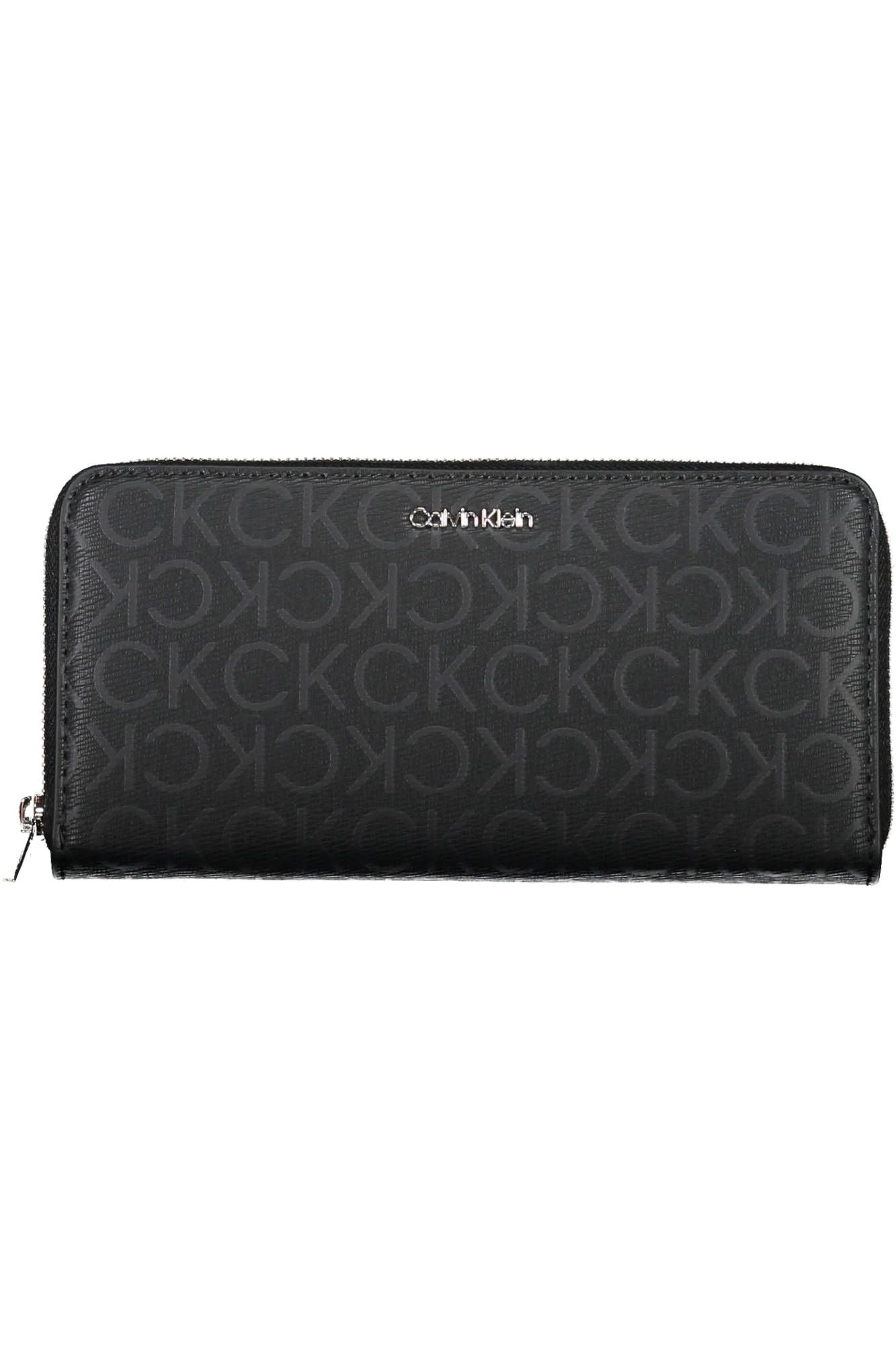 Black Polyester Women Wallet