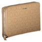 Beige Polyester Women Wallet