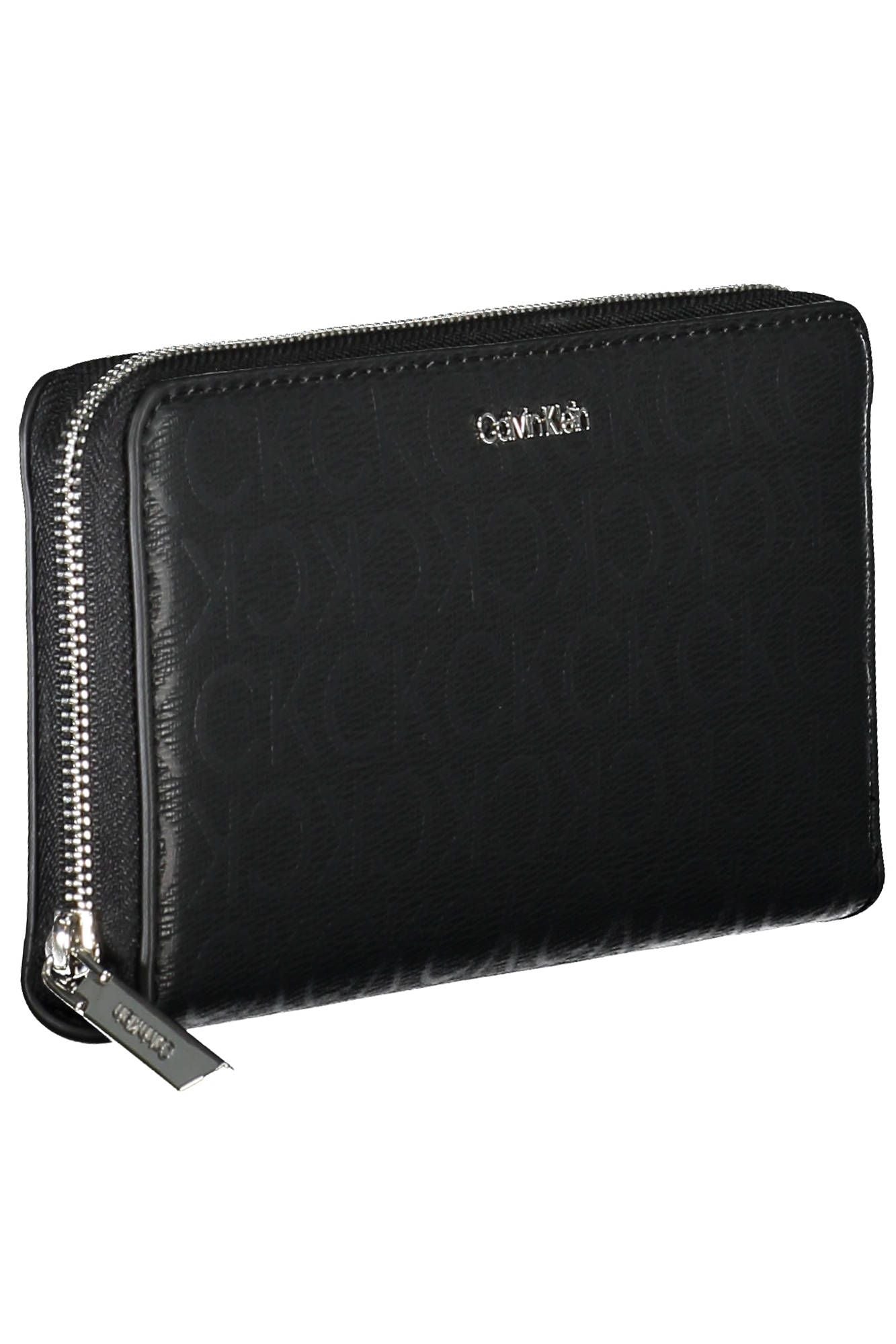 Black Polyester Women Wallet