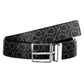 Black Polyurethane Men Belt