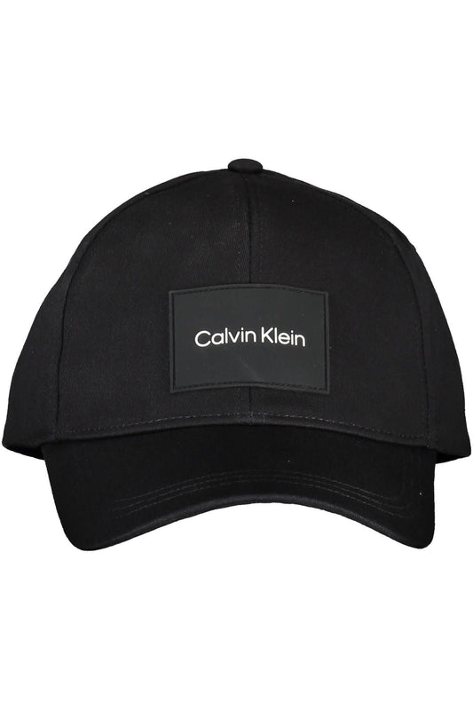 Black Cotton Men Cap