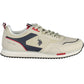 Beige Polyester Men Sneaker