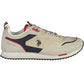 Beige Polyester Men Sneaker