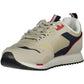 Beige Polyester Men Sneaker