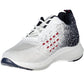 White Polyester Men Sneaker