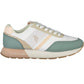 White Nylon Women Sneaker