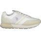 White Polyethylene Women Sneaker