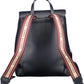 Blue Polyester Women Backpack