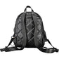 Black Polyurethane Women Backpack