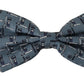 Elegant Silk Blue Bow Tie