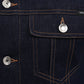 Elegant Dark Blue Denim Jacket