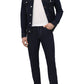 Elegant Dark Blue Denim Jacket