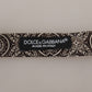 Black white 100% Silk Adjustable Neck Papillon Tie