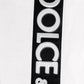Elegant Cotton Drawstring Trousers with Logo Bands