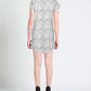 Chic Leopard Print Dress in Grey Tones