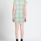 Chic Leopard Print Green Dress - Regular Fit