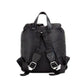 Jeans Couture Small Black Puffy Nylon Safety Buckle Backpack Book Bag