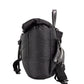 Jeans Couture Small Black Puffy Nylon Safety Buckle Backpack Book Bag